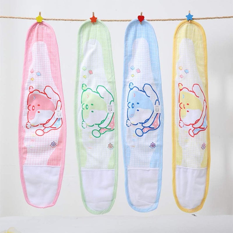 EXCEART 4pcs Baby Umbilical Hernia Belt Baby Belly Button Cord Band Infant Belly Wrap Adjustable Navel Belly Band - Image 2
