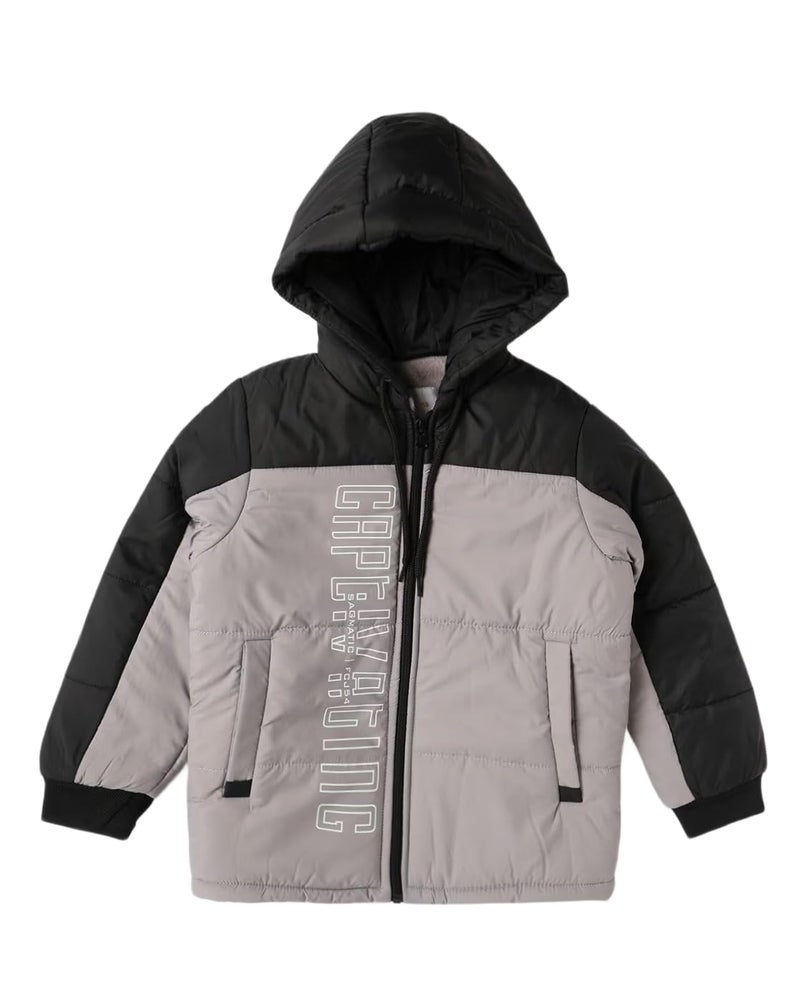 Fort Collins Boys Jacket, BE1118FC, L.Grey, 26 (5-6Y) - Image 1