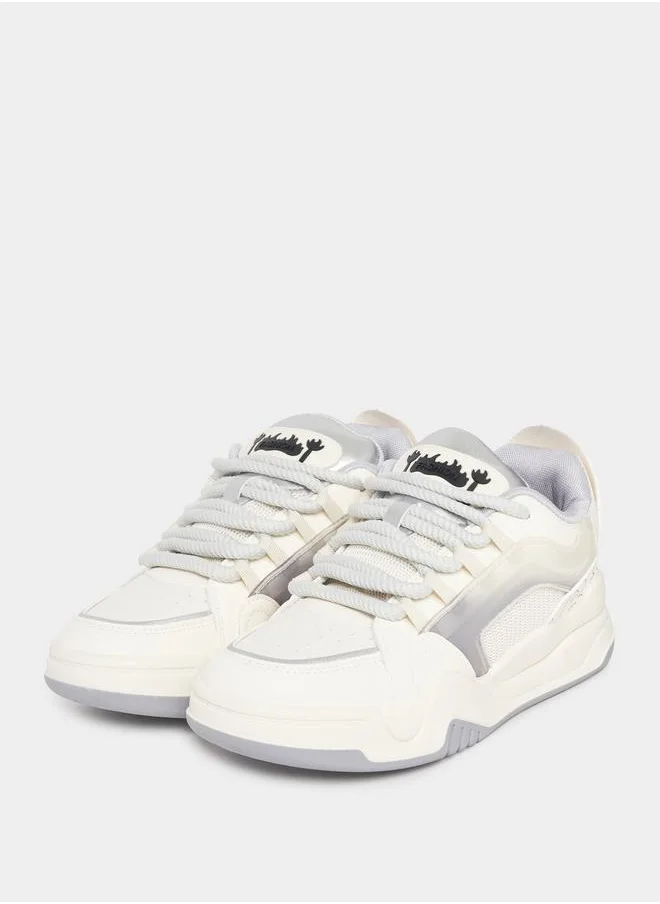 Styli Thick Rope Platform Sneakers