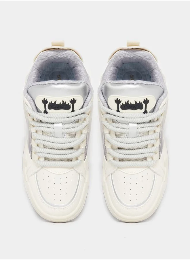 Styli Thick Rope Platform Sneakers