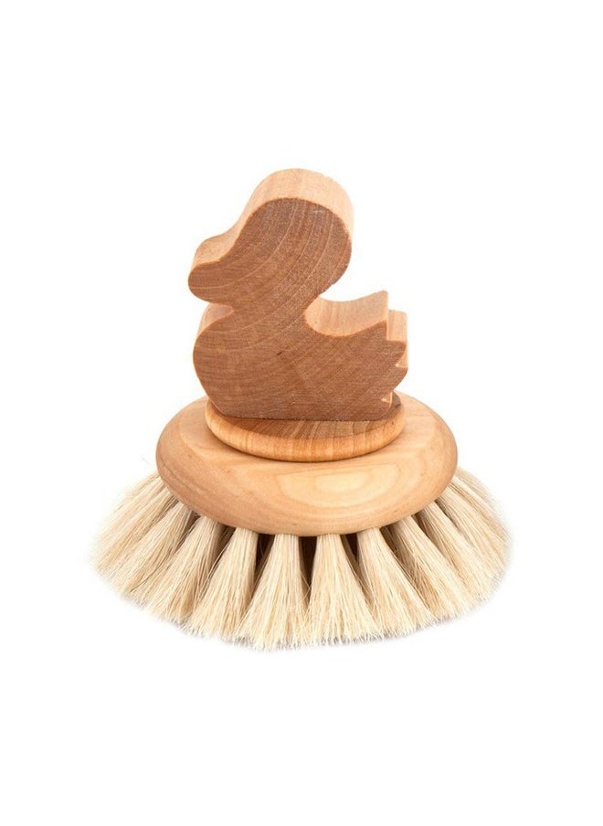 Iris Hantverk - Ris Hantverk Bath And Shower Brush Duck - Image 1