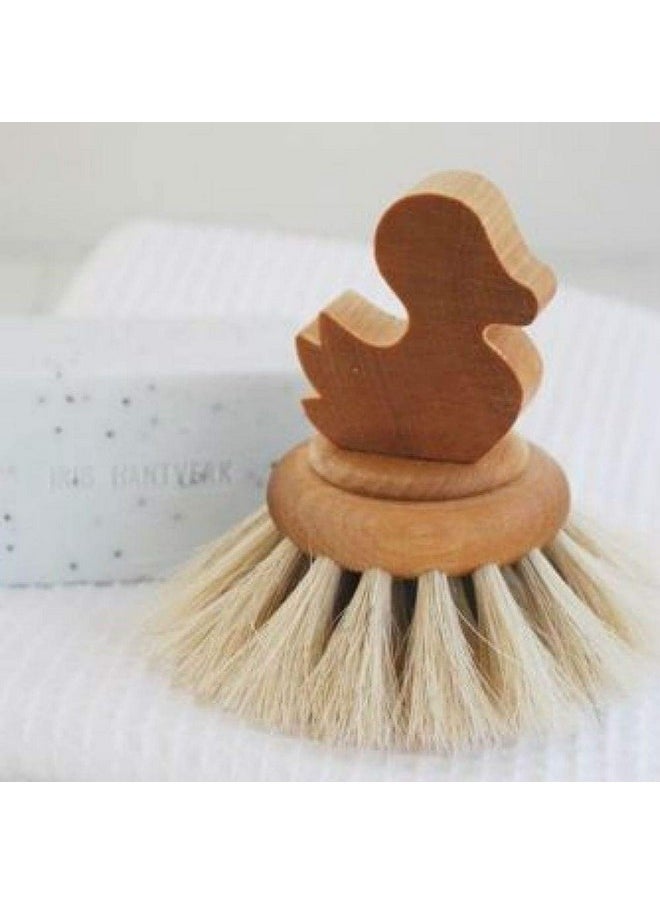 Iris Hantverk - Ris Hantverk Bath And Shower Brush Duck - Image 1