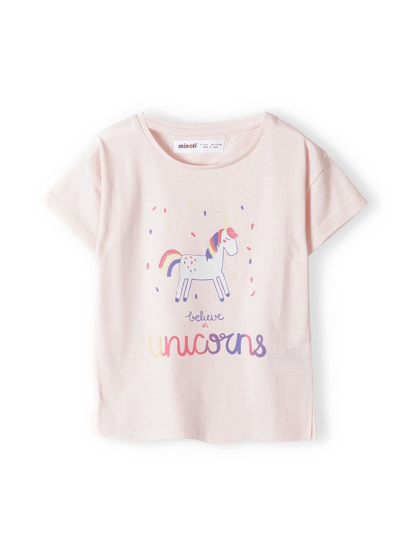 MINOTI Girls 3-Pack Short Sleeve T-Shirts  - Image 4