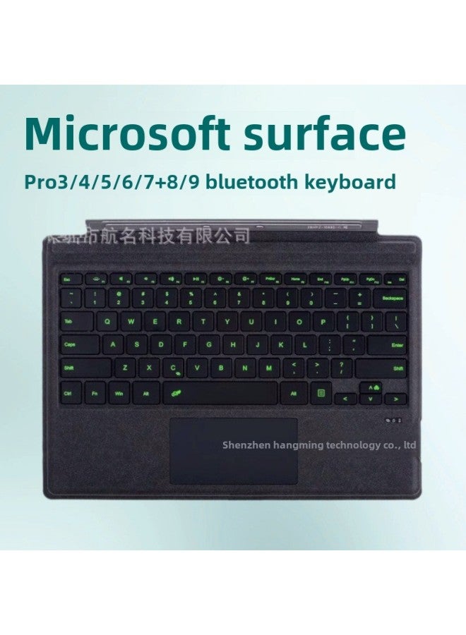 Surface Keyboard For Microsoft SurfacePro3/4/5/6/7/Tablet Magnetic Bluetooth Keyboard-Color:Red-Product Type:Surfacepro3/4/5/6/7/+ Toggle Switch - Image 3