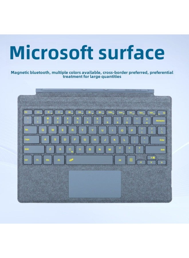 Surface Keyboard For Microsoft SurfacePro3/4/5/6/7/Tablet Magnetic Bluetooth Keyboard-Color:Red-Product Type:Surfacepro3/4/5/6/7/+ Toggle Switch - Image 2