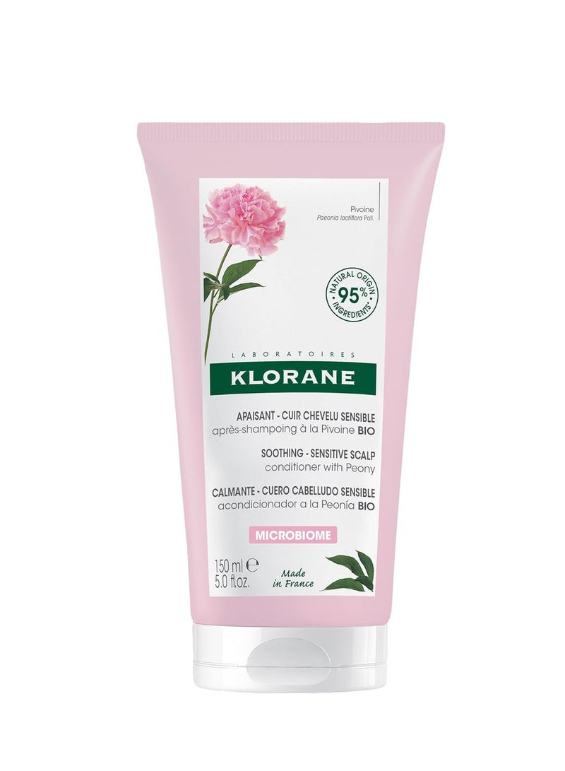 Klorane Klorane Gel Conditioner with Peony, Soothing Relief for Dry Itchy Flaky Sensitive Scalp, pH Balanced, Provides Scalp Comfort - Image 1