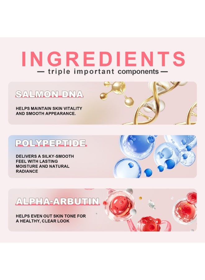 jalan Salmon DNA PDRN Pink Peptide Essence - Anti-Wrinkle, Repair, Purify, Soothing, Elasticity Improvement - Image 2