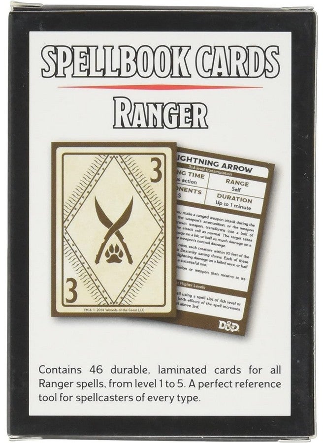 Dungeons & Dragons Spellbook Cards: Ranger (D&D Accessory) - Image 2
