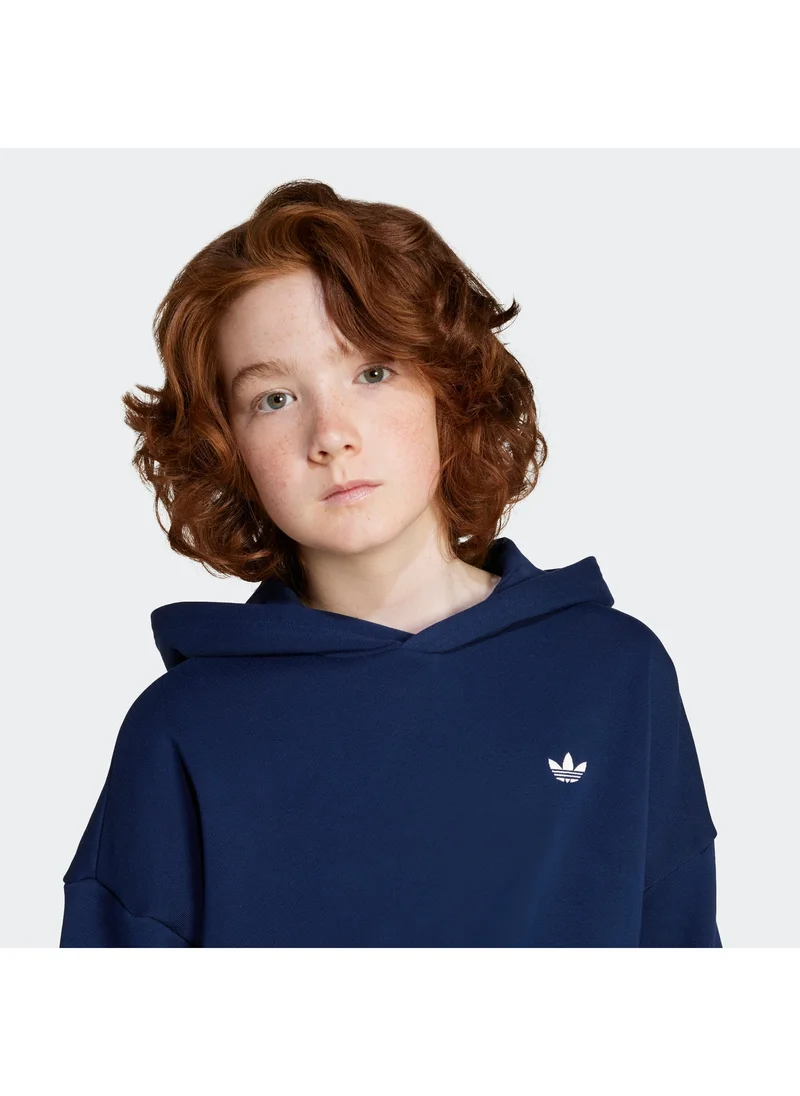 Adidas Originals Blue Oversized Hoodie Kids  | Best Price UAE