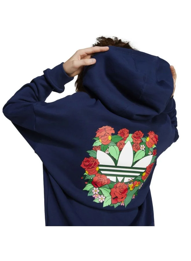 Adidas Originals Blue Oversized Hoodie Kids  | Best Price UAE