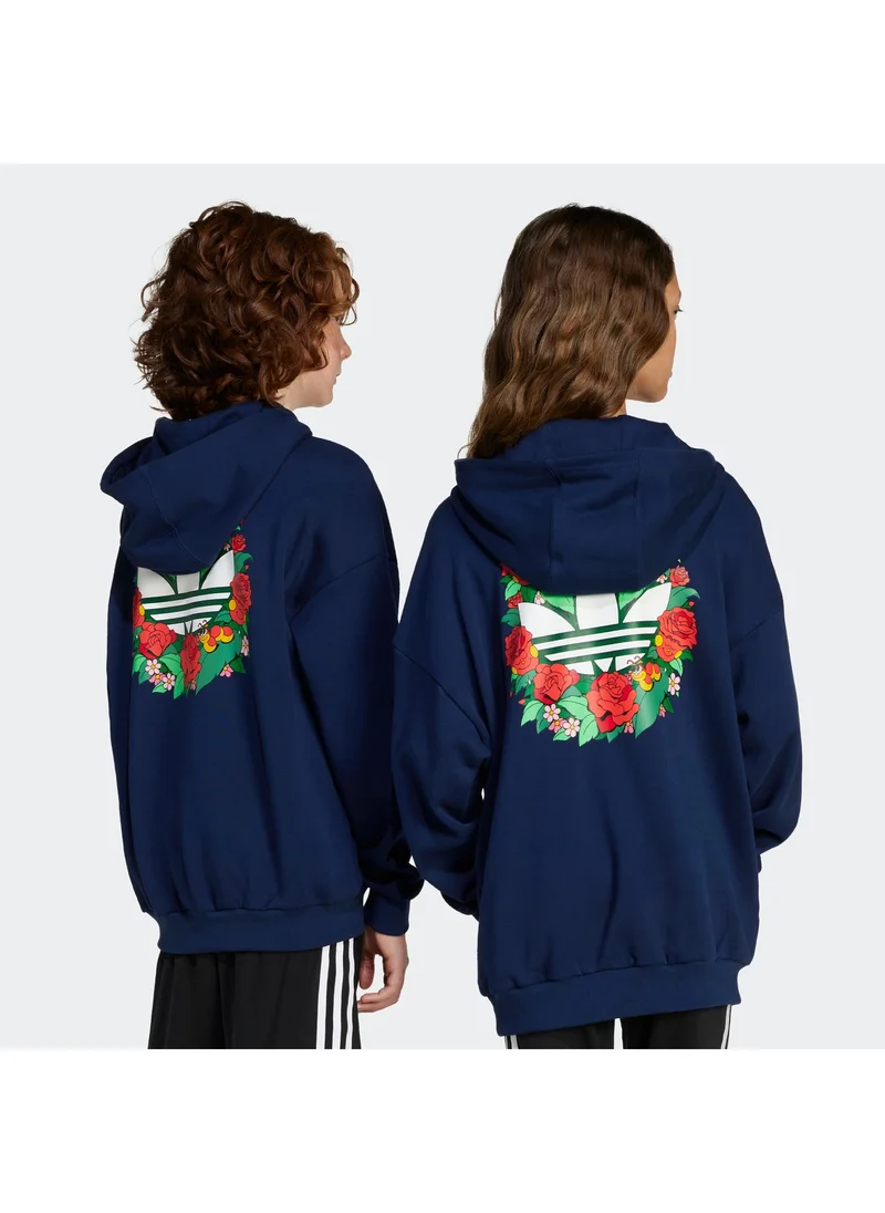 Adidas Originals Blue Oversized Hoodie Kids  | Best Price UAE