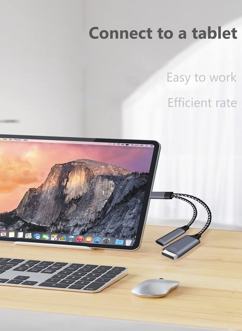 OTG Adapter Cable for iPhone - Dual USB 3.0 Ports, PD Fast Charging, Multi-Function Adapter with Audio Support for USB Drives and Card Readers.  - Image 4
