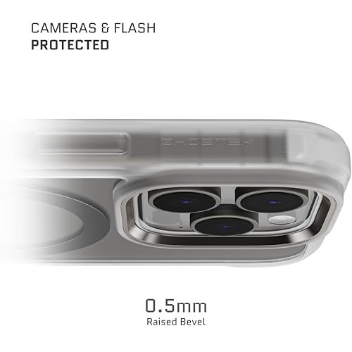 Ghostek Covert iPhone 16 Pro Clear Case - Compatible with MagSafe Accessories, Shockproof Silicone, Minimalist Phone Cover (6.3 Inch, Clear Matte) - Image 3
