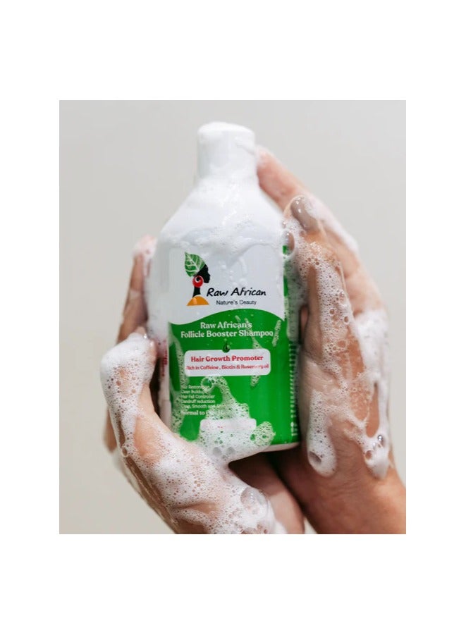 Raw African Follicle Booster Shampoo 300ml - Image 2