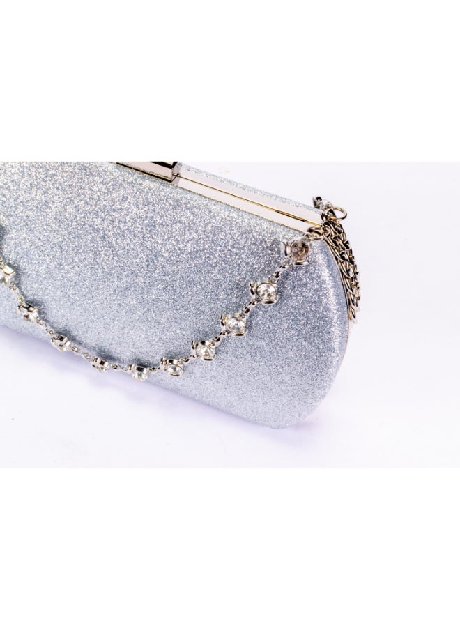 Generic Silver Soiree Bag  - Image 2