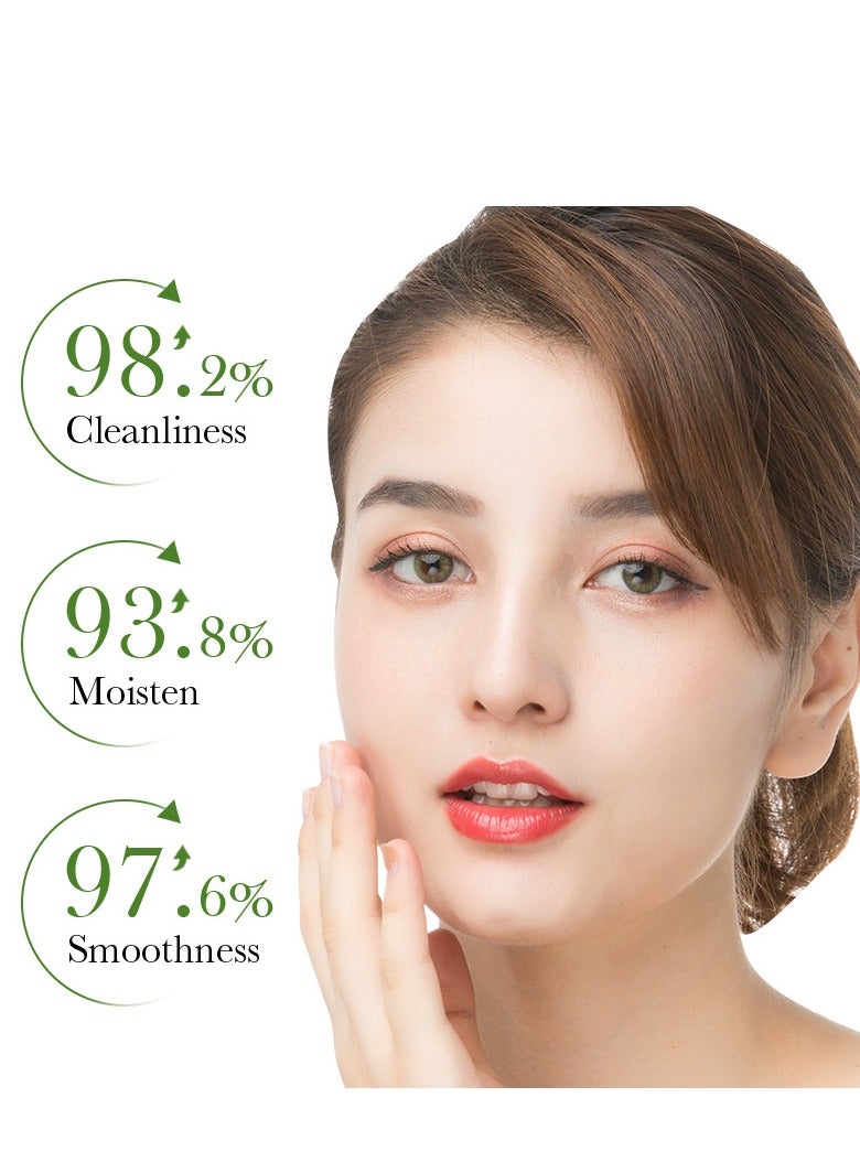 BIOAOUA Mung Bean Deep Clean Mud Mask - Deep Clean Rejuvenating Mud Mask, Hydrating & Soothing, Clay Mask With Brush For Face Pore Deep Cleaning Brightening Mud Mask Blackhead Removal Mask 120g - Image 2