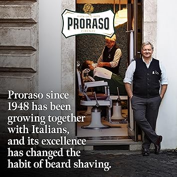 proraso فرشاة لحية بروراسو العسكرية لتصفيف الشعر واللحية للرجال بمقبض خشبي وشعيرات هدية مثالية للعناية باللحية - Image 4