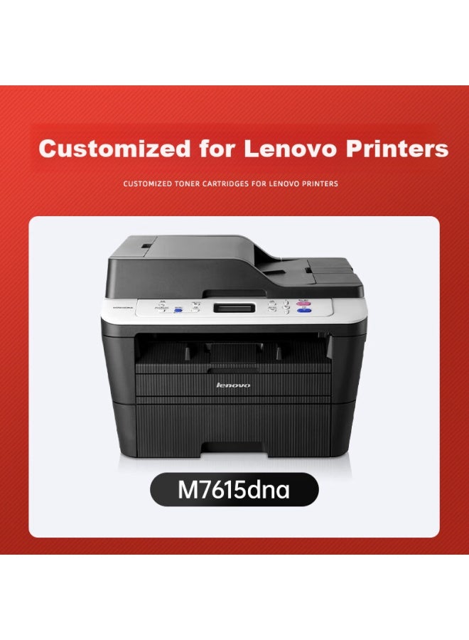 Huiwei Hewei M7615Dna Toner Cartridge For Lenovo M7615Dna Drum Unit M7615Dna Printer Toner Cartridge Easy-To-Add Toner Cartridge Lenovo Lenovo 7615Dna Toner Cartridge - Image 1
