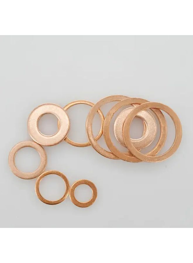 10 M14 Copper Oil Drain Plug Washers 10pcs High Performance Seal Durable Replacement Parts For Vehicle Maintenance - Image 4