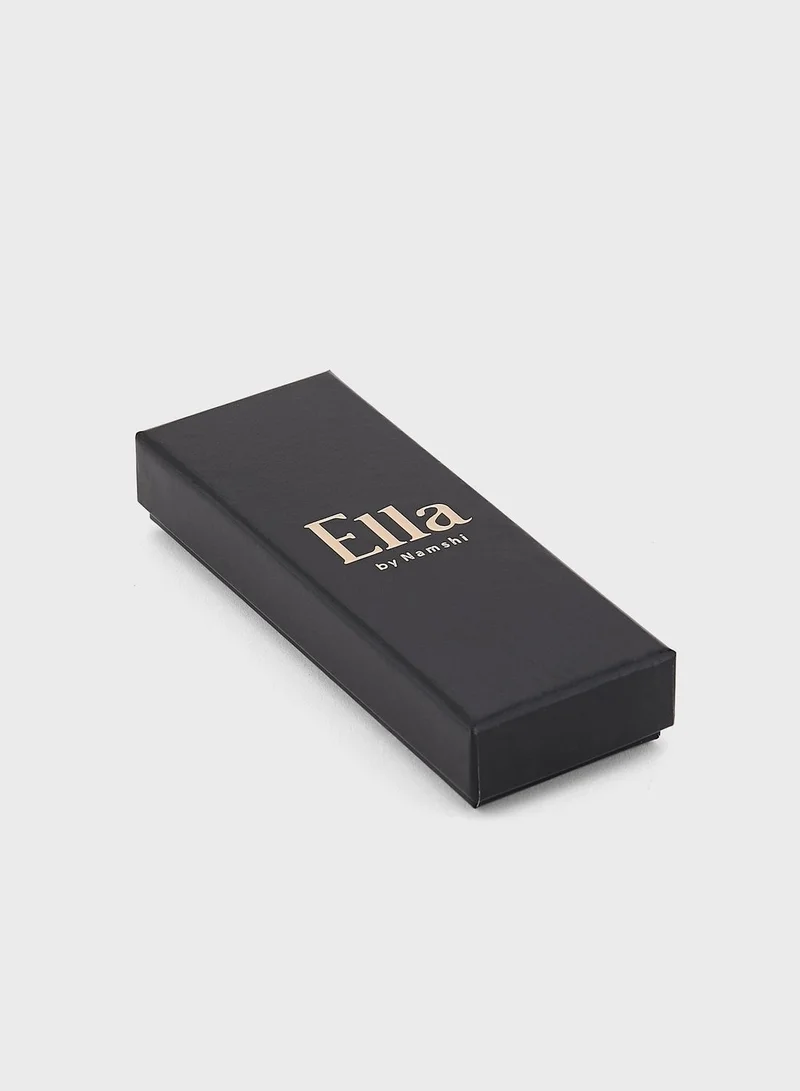 ELLA Croc Strap Rectangle Watch