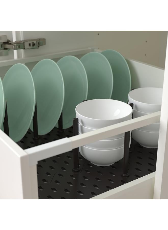 زبون منظم أدراج من الخشب المثقوب، لون أنثراسايت، 60 سم - Image 2