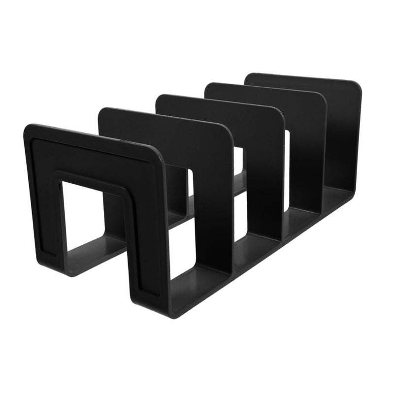 Heavy Duty 180g Bookends for Home Office Sturdy Vertical File Holder with Rounded Edges - Image 2