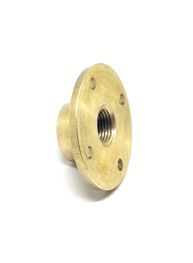 INVENTO 1Pcs TR12 nut 2mm Pitch 12mm T Nut Brass round Flange Single Start Lead Screw Nut for 3D Printer CNC Robotics - Image 3