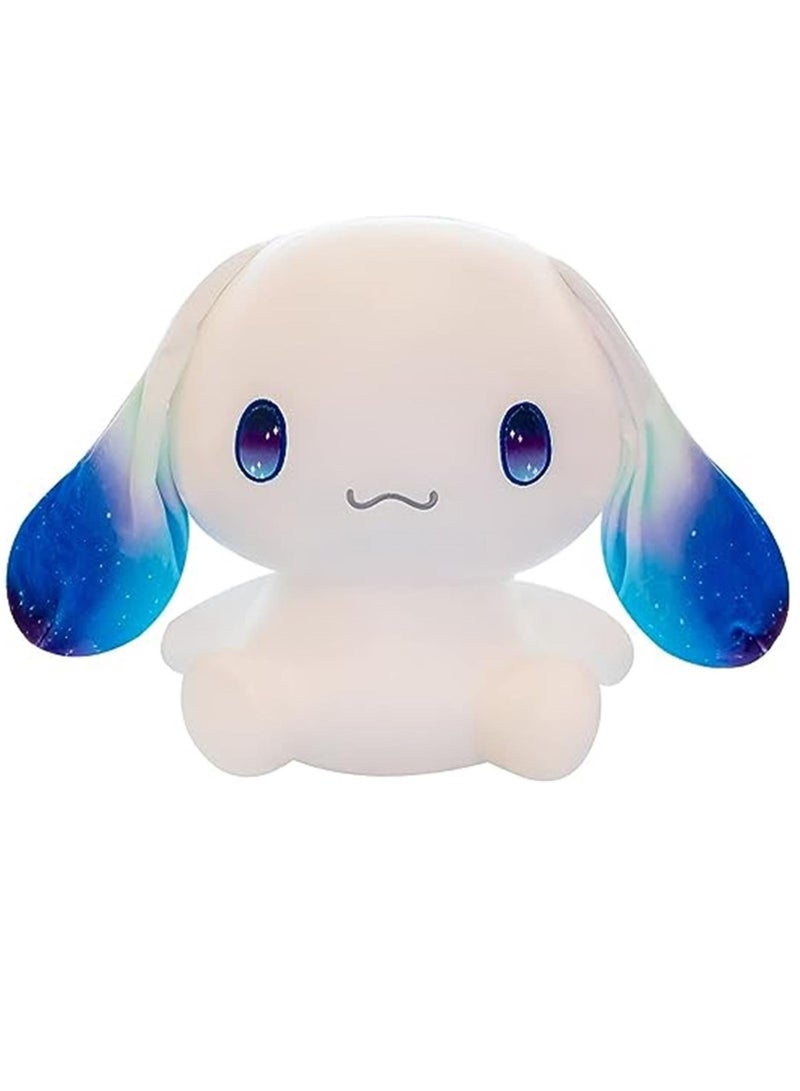 Cute Plushies Dog Stuffed Animals Big Ear White Plush Toy Hugging Animal Soft Gift Accompany for Boy Girls Kids Birthdays , Body Pillow