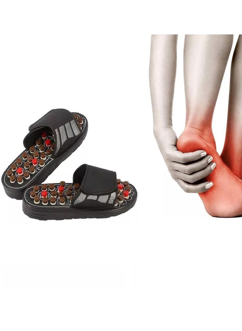 DubaiGallery Medical Massage Sandal With Acupuncture Points For Men Women Unisex Massage Shoes Chinese Pressure Therapy Rotating Sandal #G8 Medical Massage Sandal With Acupuncture Points For Men Women Unise - Image 4