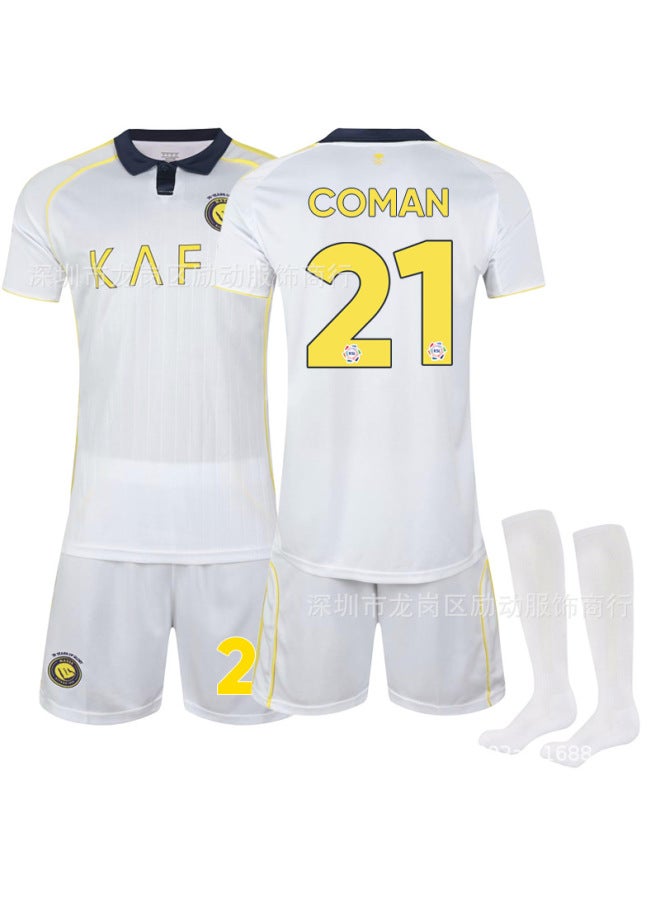 2526 New Suit Saudi Arabia United Jersey 10 Mane Sports Riyadh Victory Ii Away No. 7 Ronaldo Football Uniform