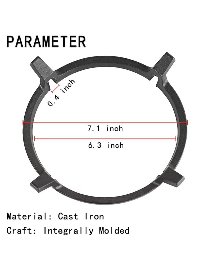 Support Non Slip Gas Cooker Round Pan Stand Stove Rack Pots Holder Wok Ring