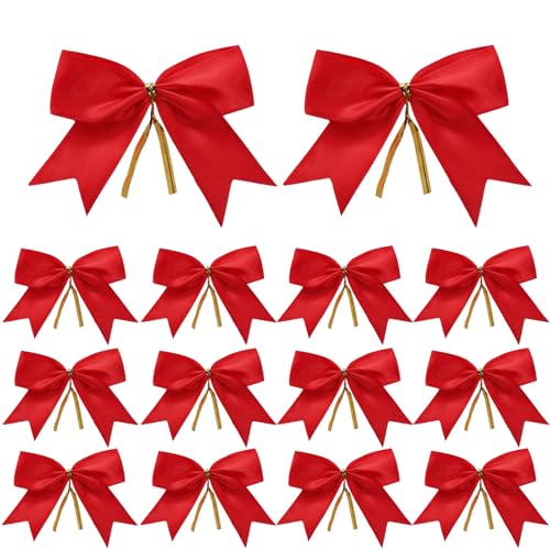 AKLVBL 48 Pack Satin Ribbon Bows Pretied Bows for DIY CraftWedding Treat Bags Gift Bags Bakery Candy Bags and Package Decorating S Size - Image 2