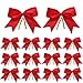 AKLVBL 48 Pack Satin Ribbon Bows Pretied Bows for DIY CraftWedding Treat Bags Gift Bags Bakery Candy Bags and Package Decorating S Size - Image 1
