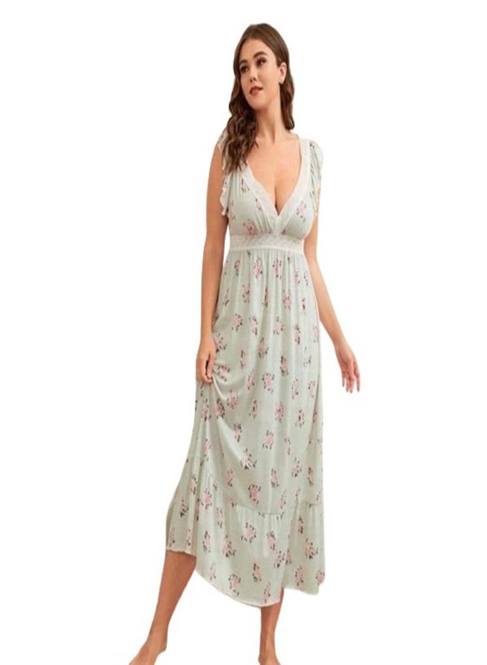 Colorful long nightgown - special size - Image 1