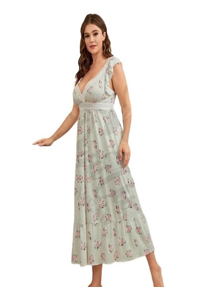 Colorful long nightgown - special size - Image 2