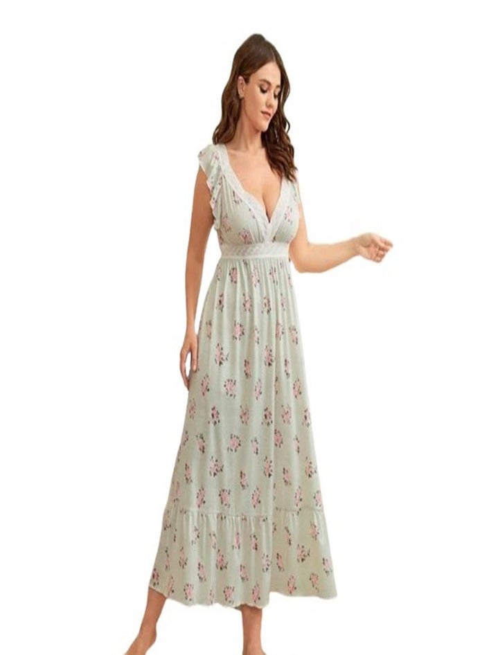Colorful long nightgown - special size - Image 3