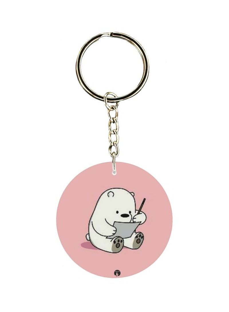 RKN Bear Printed Pocket Keychain