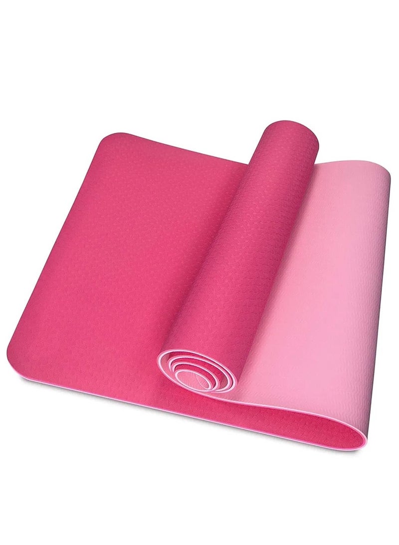 Generic Non-Slip Yoga Mat with Storage Bag with Carrying Strap Gift 72 x 24 inches  - Image 1