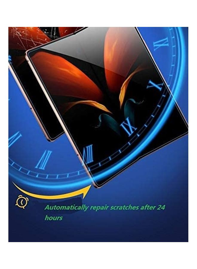 NIBEMINENT 4-Piece Nano Screen Protector For Samsung Galaxy Z Fold2 Clear - Image 4