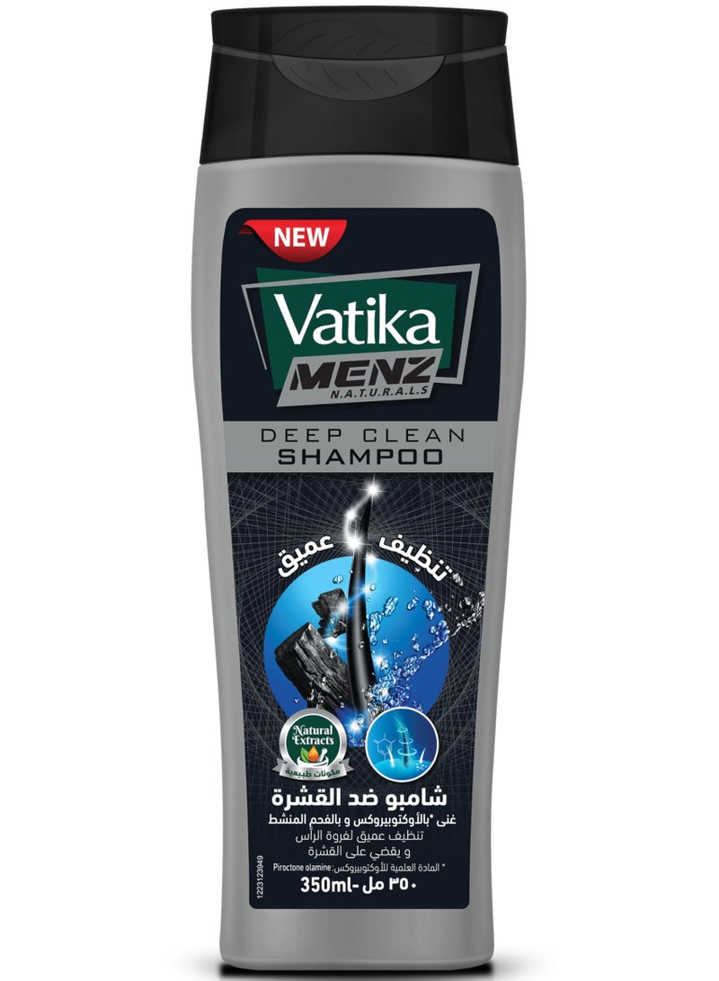 فاتيكا ناتشورالز شامبو للرجال للتنظيف العميق بالفحم - 350 مل