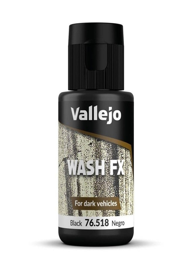 Vallejo 76.518 Model Wash Paint 35 ml, Black - Image 1