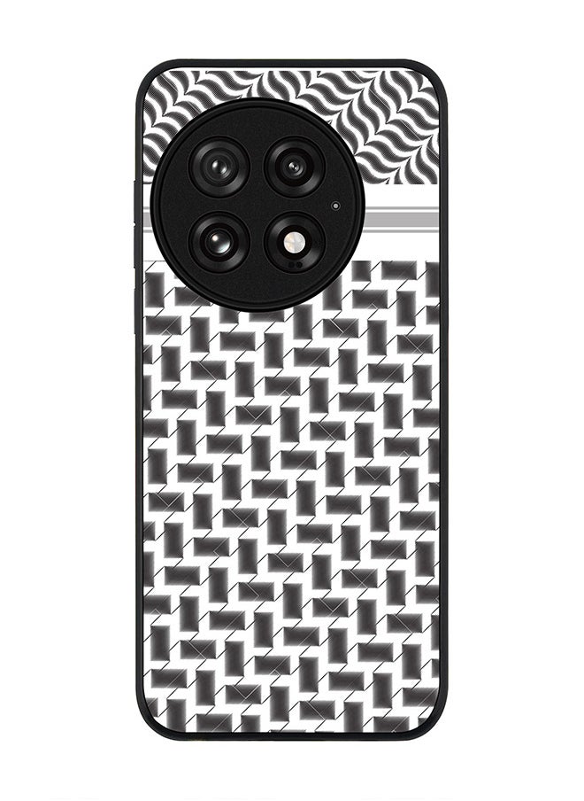 Stylizedd For OnePlus 13 5G Case,Slim fit Camera Protection, Shockproof Thin Phone cover  - Shemag (Black)  - Image 1