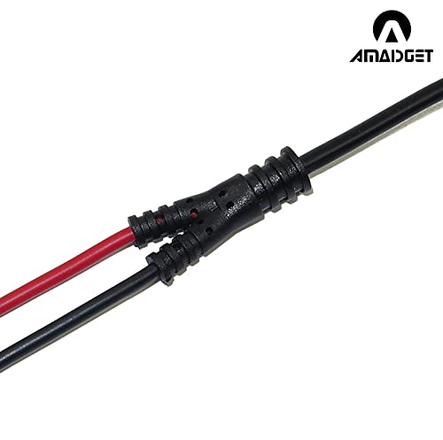 Amadget BNC to Mini Test Hook Clips Dual Hook Test Probe Cable Leads 120CM with Two Mini Probes Ended 500V 5A IC Test Hook (Pack of 2) - Image 4