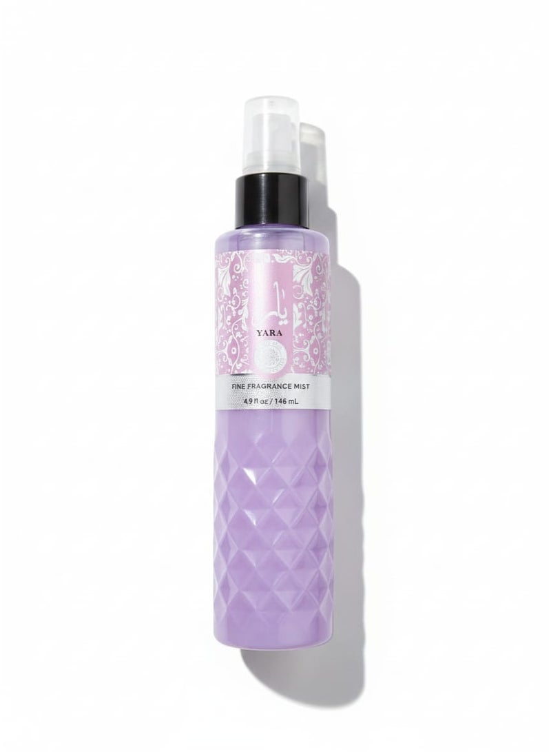 رذاذ معطر للجسم/رذاذ للجسم من يارا - رائحة شرقية فاخرة (بنفسجي) - 146 مل / 4.9 أونصة سائلة