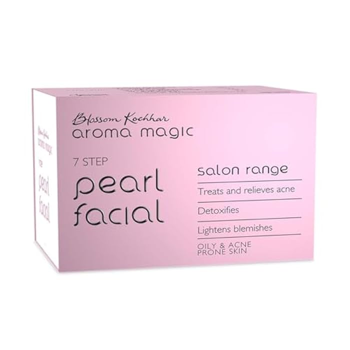 Aroma Magic مجموعة عناية الوجه من أروما ماجيك بيرل | 7 خطوات للعناية بالبشرة الدهنية والمعرضة لحب الشباب | Detoxifies, Hydrates & Revitalizes | تنظيف عميق، ينقي ويعزز نسيج البشرة | توهج بجودة الصالون - Image 3