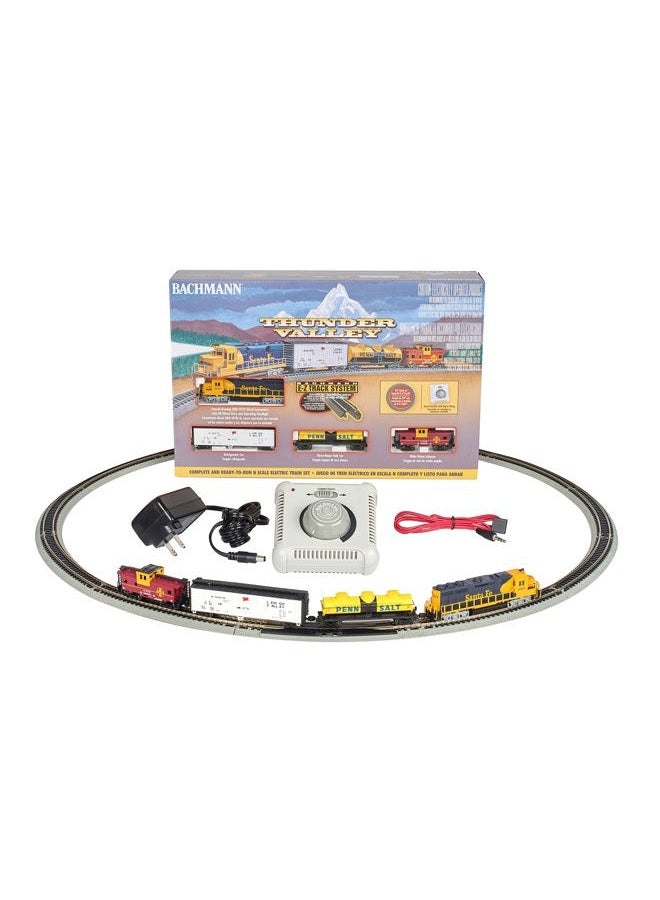Bachmann Trains - Thunder Valley Ready To Run Electric Train Set - N Scale Multi,Medium - Image 4