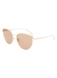 Full Rim Metal Modified Rectangle Calvin Klein Sun Ck22113S 5818 (718) Yellow Gold