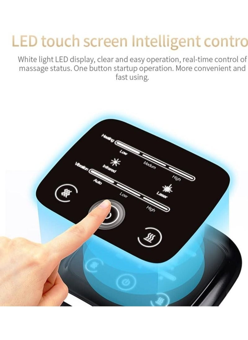 ELTRAZONE Knee Massager with Heat for Infrared Heated Pain Relief Electric Cordless Vibration Knee Massage Device for Reduces Knee Inflammation, Pain, Type C Charging, 3000mAh Battery  - Image 3
