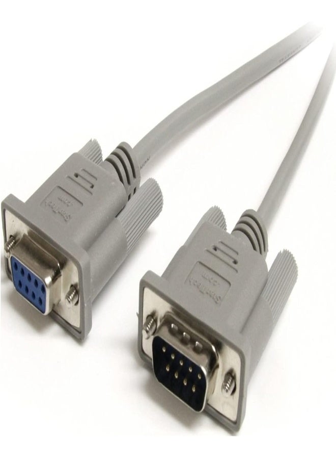 DB9 RS232 Male-Female Serial Cable – 3 Meter Length for Serial Communication Devices - Image 1