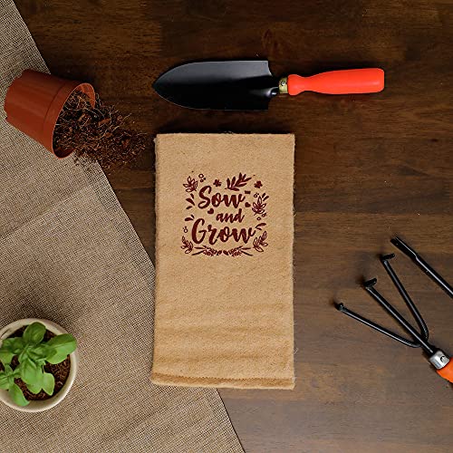Nurturing Green® 12 Inch Eco-Friendly Jute Grow Bag (Pack of 3) - Image 5